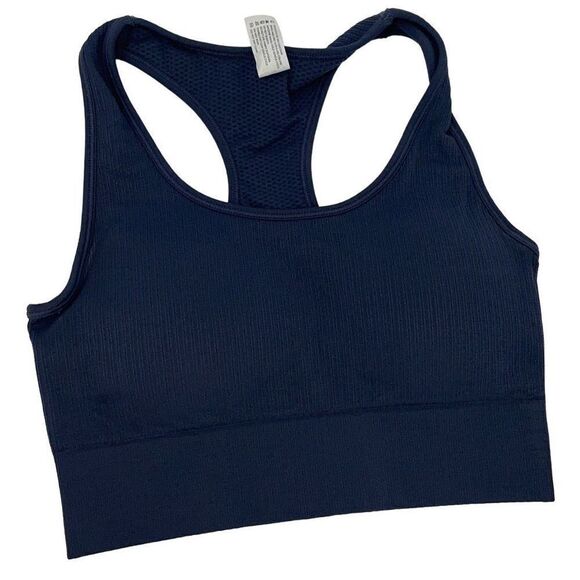 90 Degree By Reflex Womens Sports Bra Racerback Active Black Gray Old Rose Small - Picture 6 of 6